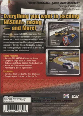 NASCAR Heat 2002 box cover back